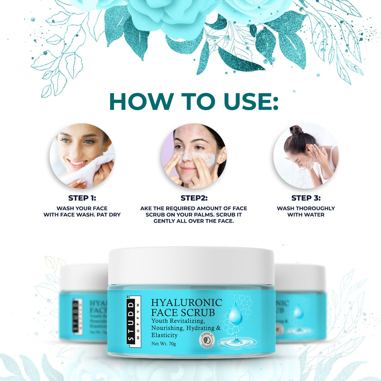 Studd Muffyn Hyaluronic Summer Care Scrub And Mask Combo