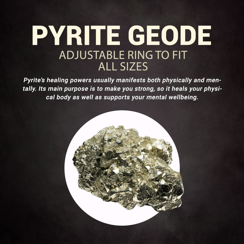 Gems Of Gratitude (Pyrite Stud Earrings + Black Tourmaline Ring)