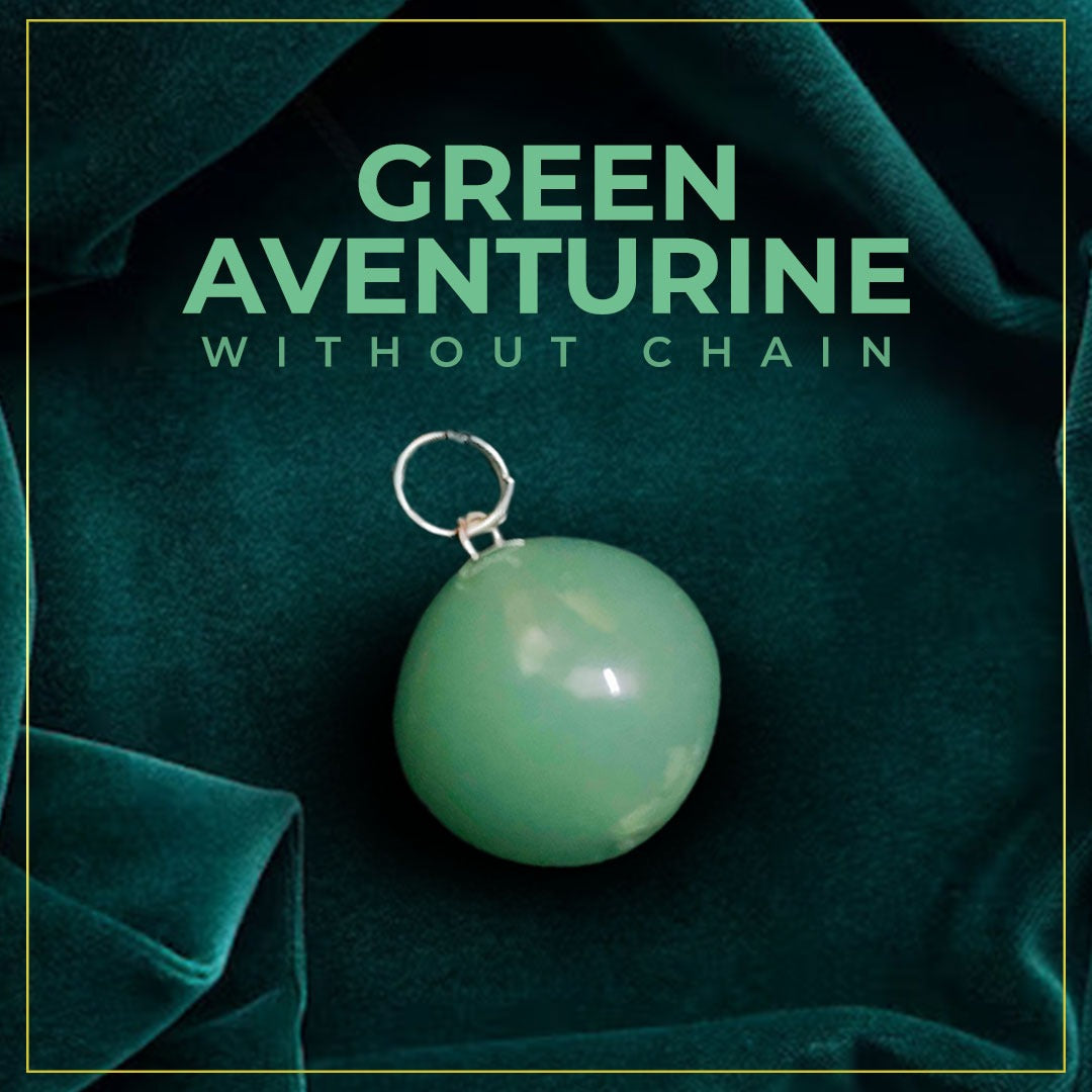 Green Aventurine crystal (Wearable Pendant without chain)