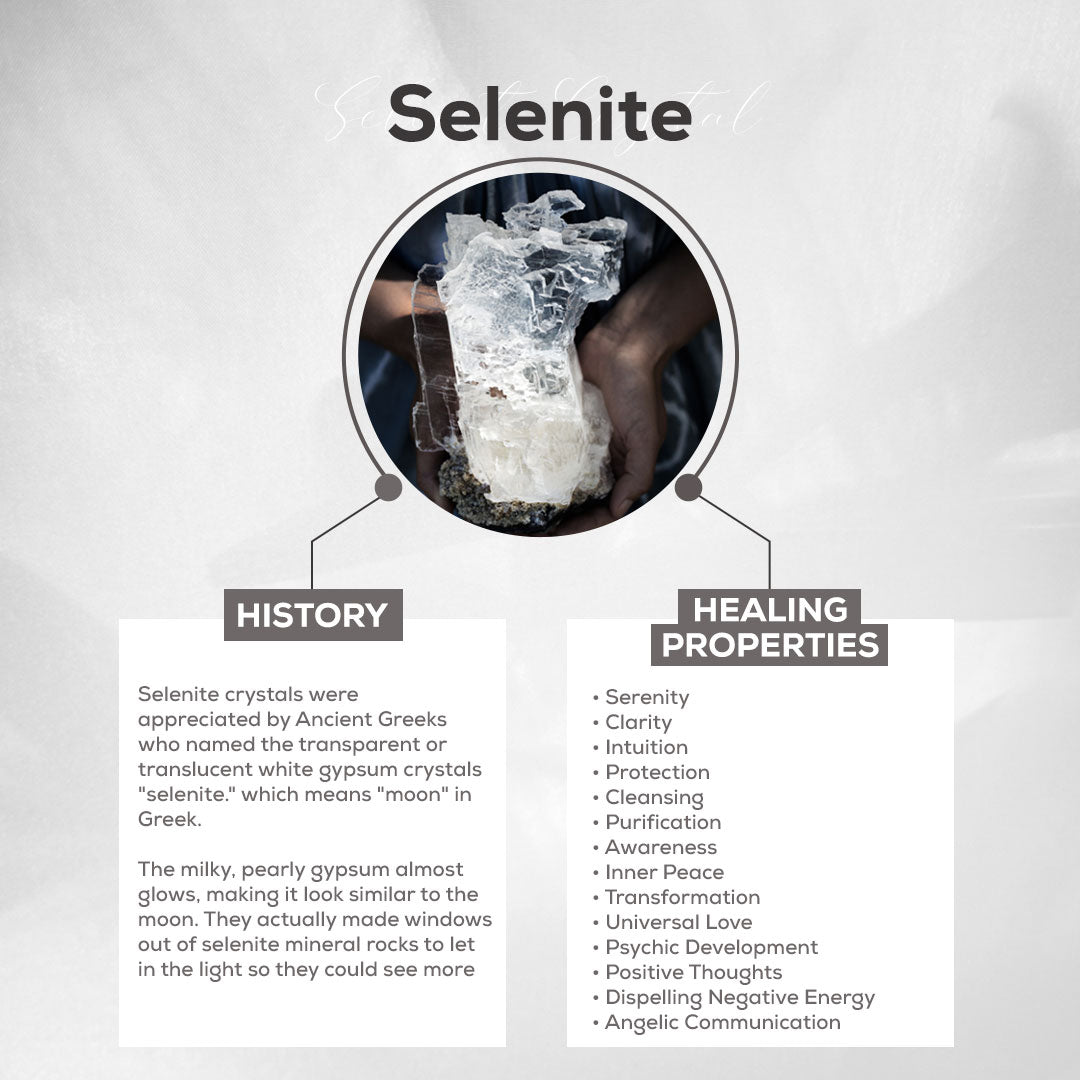 Pyrite & Selenite Dust Plate (Complimentary wooden frame)