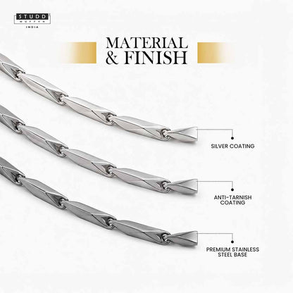 Silver Rice Chain 3MM
