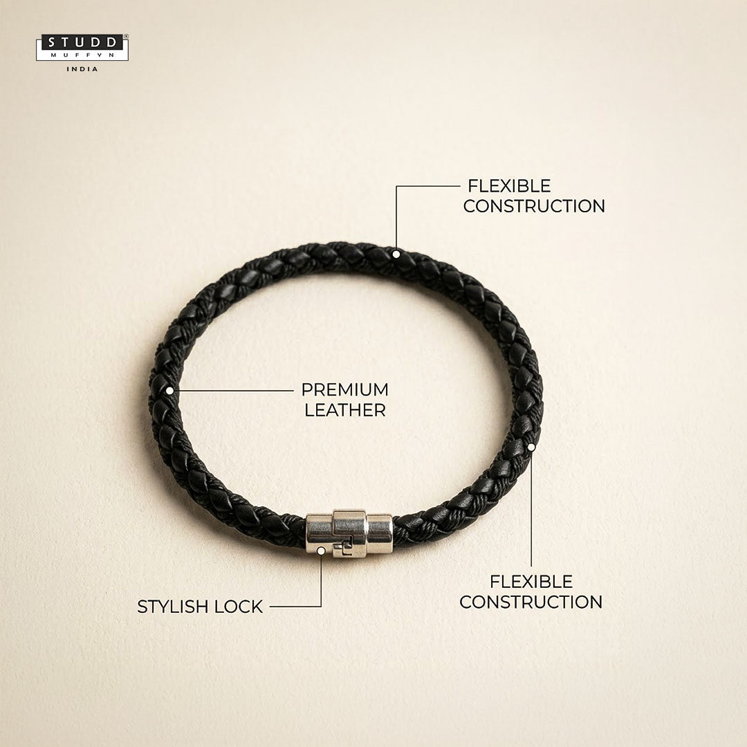 Braided Leather Bracelet