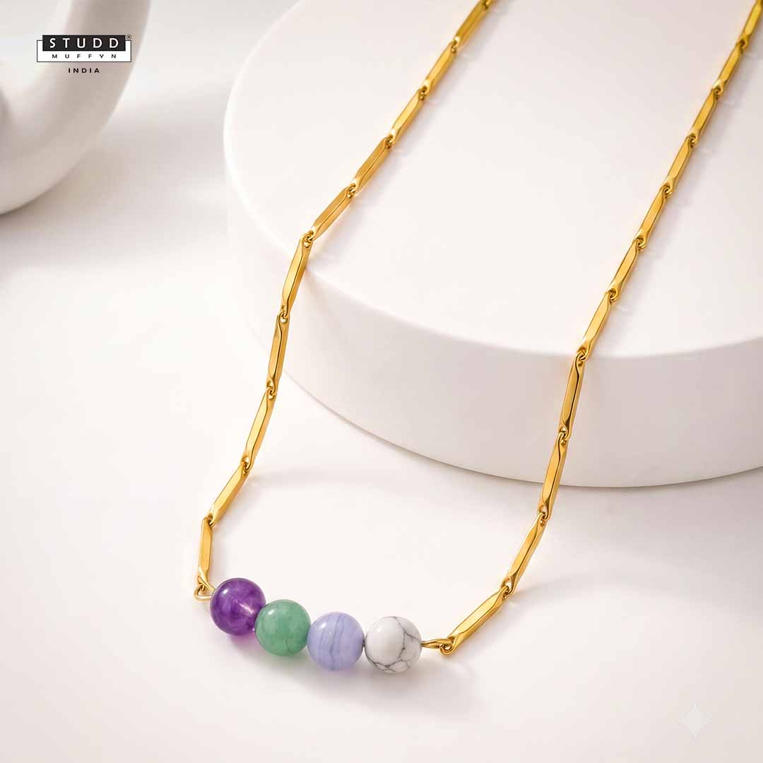 Anxiety Free Rice 24K Gold-Toned Chain