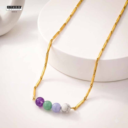 Anxiety Free Rice 24K Gold-Toned Chain