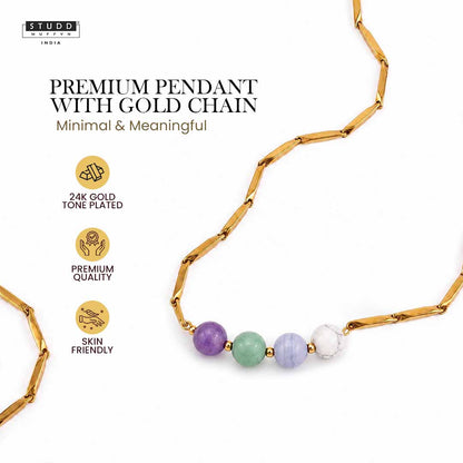 Anxiety Free Rice 24K Gold-Toned Chain