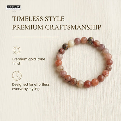 Yellow Rhodonite Bracelet – Positivity & Inner Balance