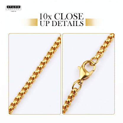 Golden Boxer Chain – 24K Gold Tone