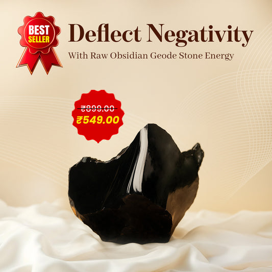Raw Obsidian Geode Stone