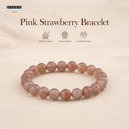 Pink Strawberry Bracelet