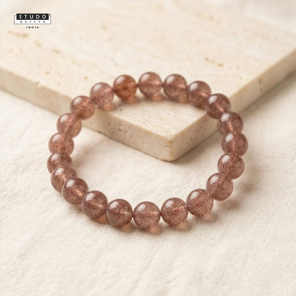 Pink Strawberry Bracelet