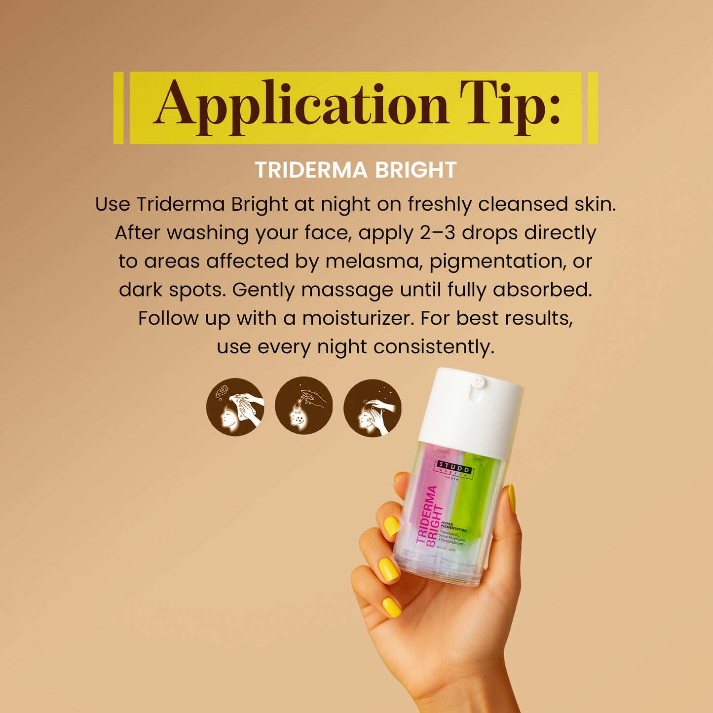 Triderma Bright I Treats Hyperpigmentation