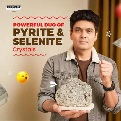 5 Kg Raw Pyrite Geode Stone With Selenite Recharging Plate