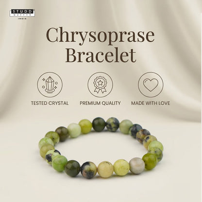 Chrysoprase Bracelet — for Positivity & Renewal