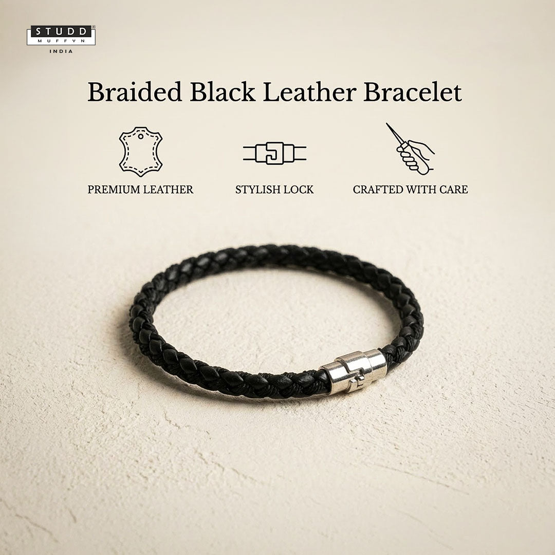 Braided Leather Bracelet