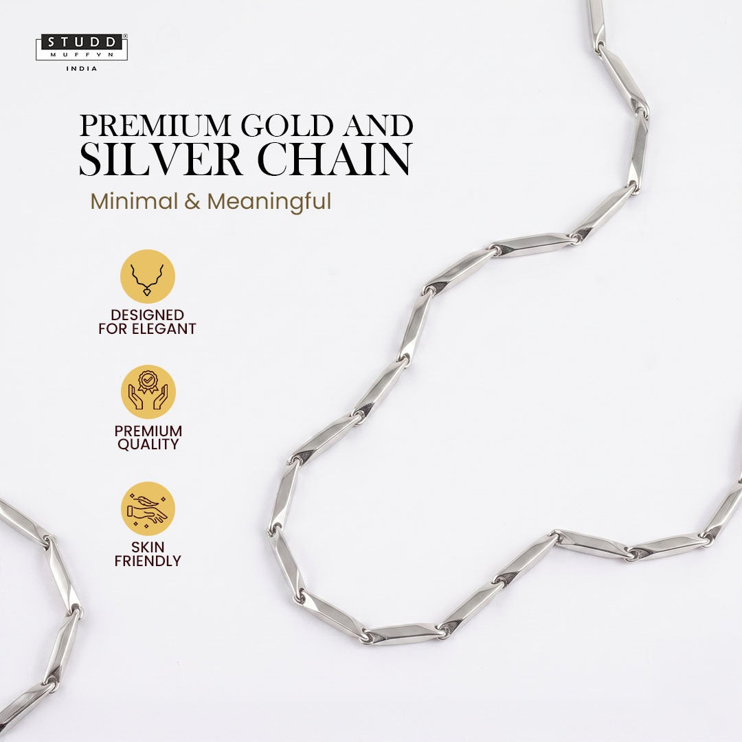 Silver Rice Chain 3MM