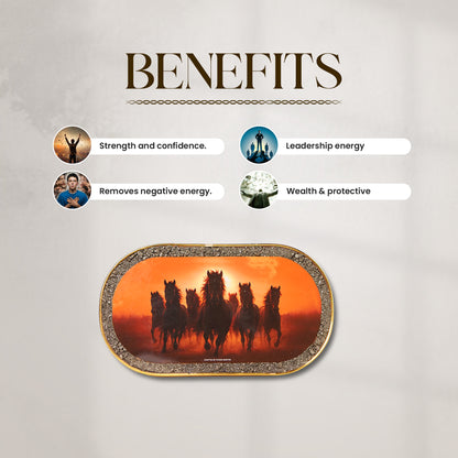 7 Black Horses Pyrite Plate [Capsule Frame]