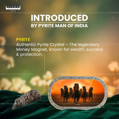 7 Black Horses Pyrite Plate [Capsule Frame]