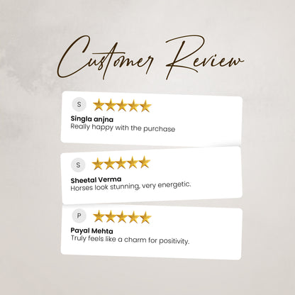 7 Black Horses Pyrite Plate [Capsule Frame]