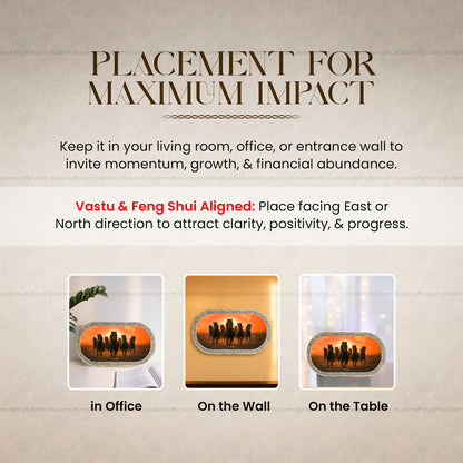 7 Black Horses Pyrite Plate [Capsule Frame]