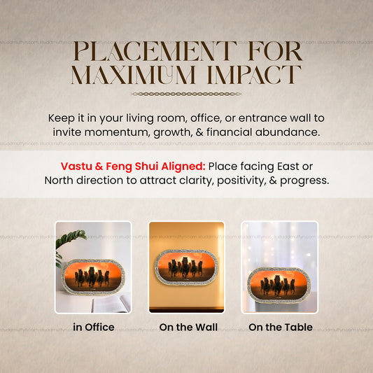 7 Black Horses Pyrite Plate [Capsule Frame]