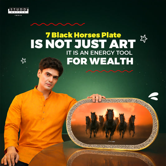 7 Black Horses Pyrite Plate [Capsule Frame]