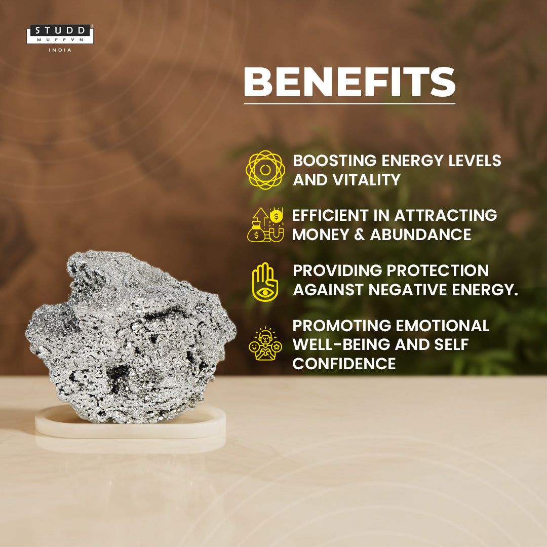 7 Kg Raw Pyrite Geode Stone With Selenite Recharging Plate