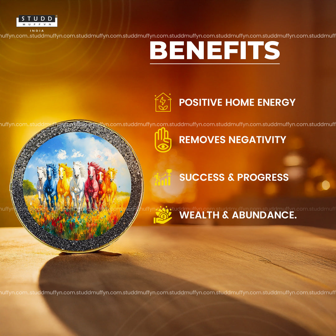 7 Rainbow Richie Rich Horses of Harmony [Round Shape]