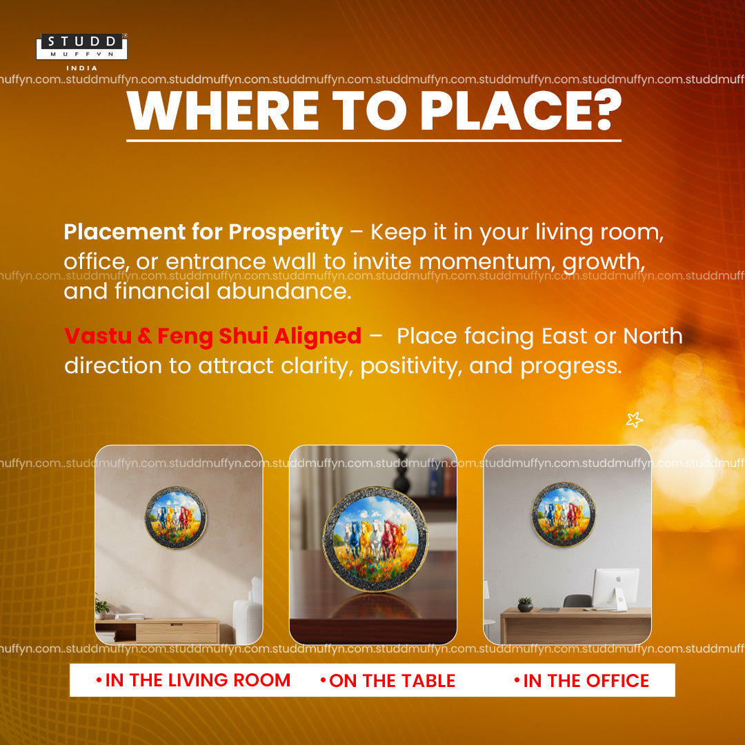 7 Rainbow Richie Rich Horses of Harmony [Round Shape]