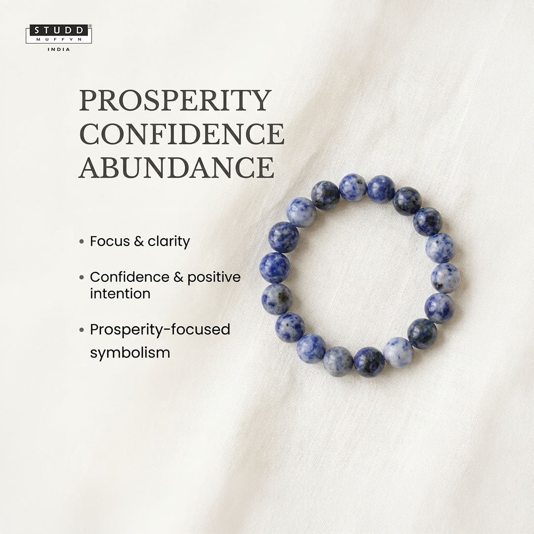 Natural Sodalite Crystal Bracelet
