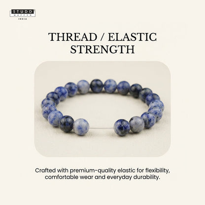 Natural Sodalite Crystal Bracelet