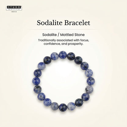 Natural Sodalite Crystal Bracelet
