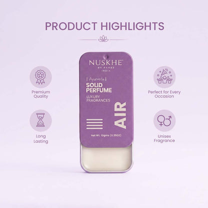 AIR - Luxurious & Natural Solid Perfume