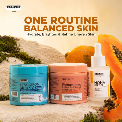 AM PM Pigmentation Combo + NONA Peptide-1 Serum — Complete Day & Night Routine