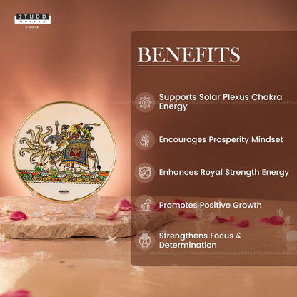 Airavata of Abundance Pyrite Chakra