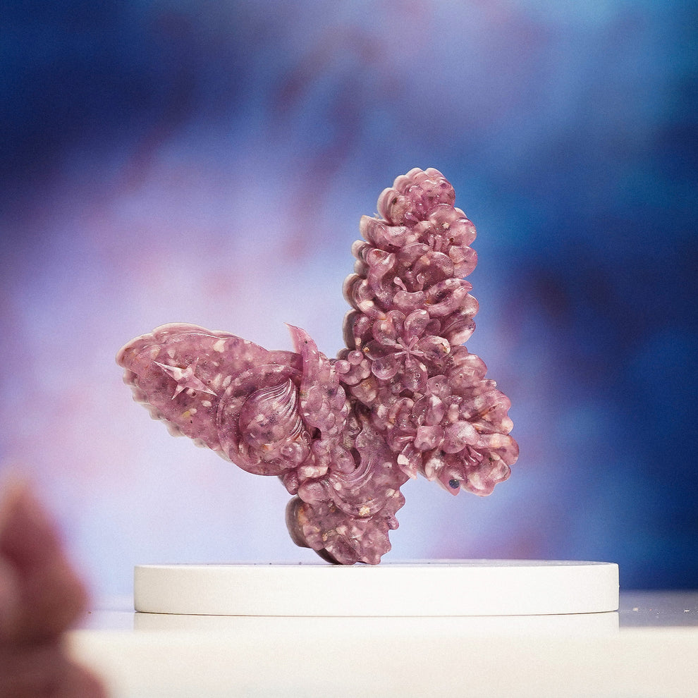 Rose Quartz Crystal Butterfly – studdmuffynlife