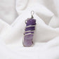 Amethyst Crystal Pendant (Without Chain)