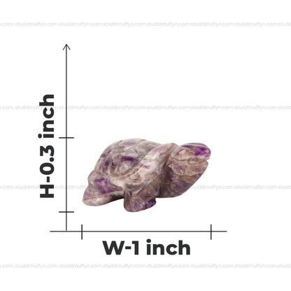 Amethyst Crystal Tortoise| Miniature Series