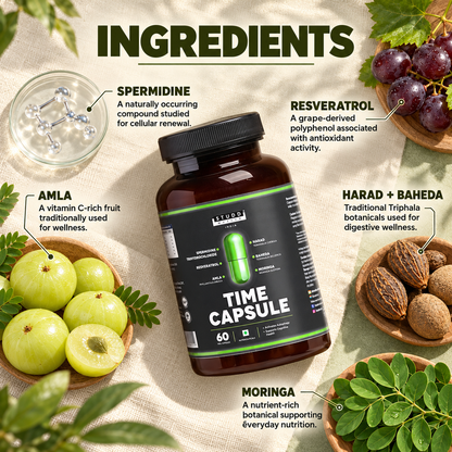 Anti-Ageing Time Capsule | 60 Capsules for Men & Women