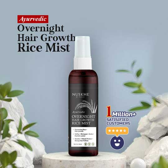 Ayurvedic Overnight Hair Growth Rice Mist