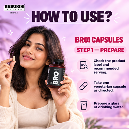 Shilajit x Ashwagandha Complex | BRO! 60 Capsules for Men