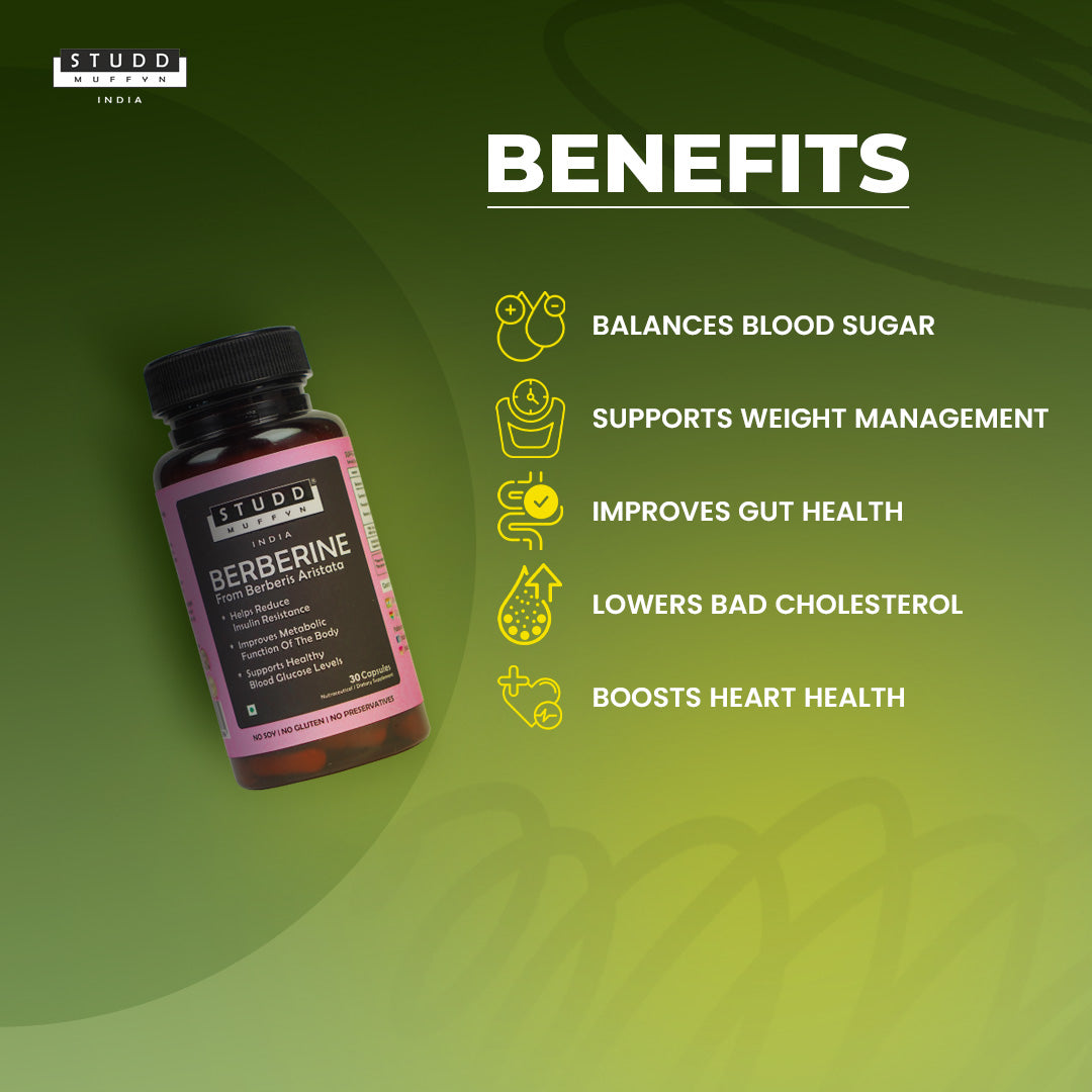 Studd Muffyn's Berberine ( 30 Capsules )