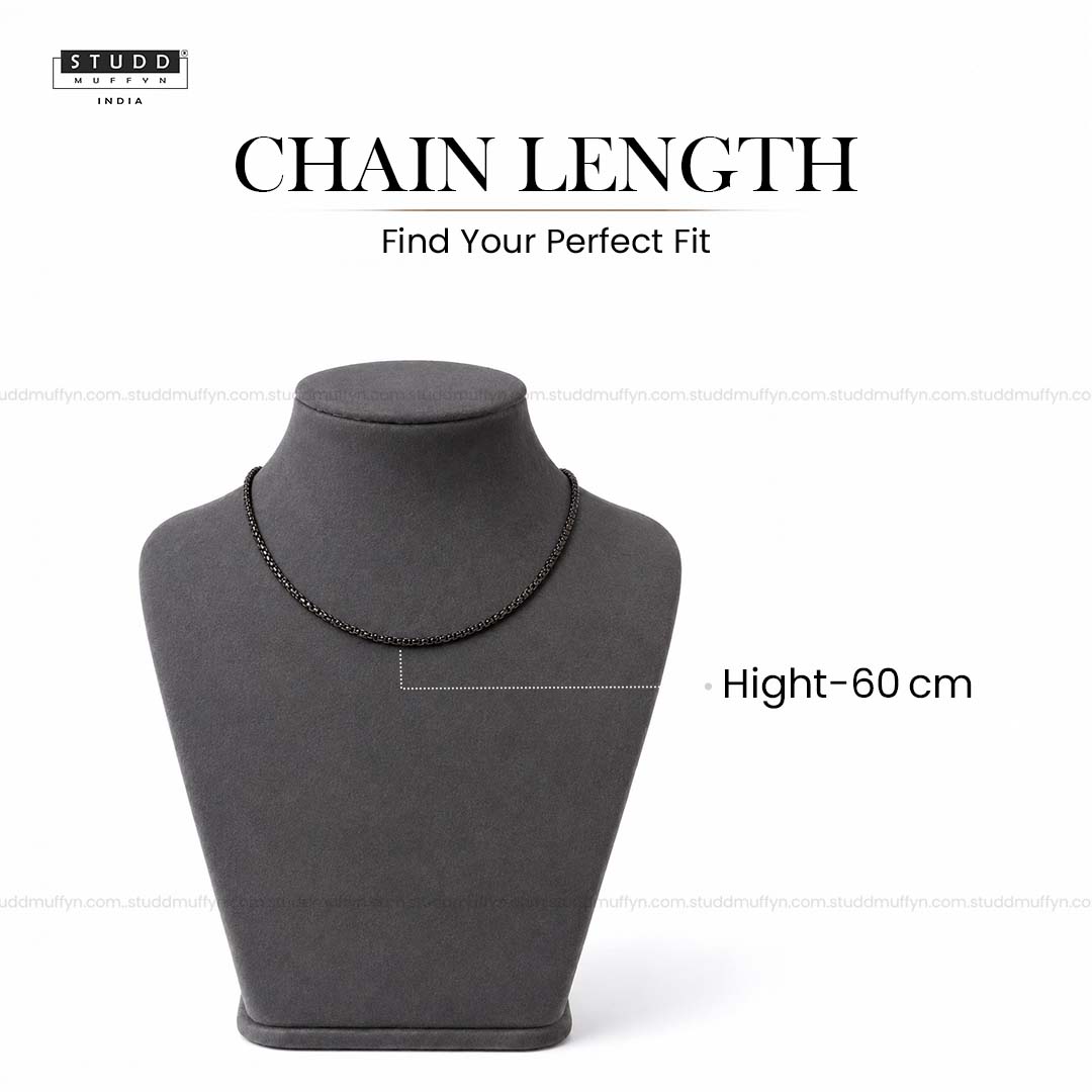 Black Boxer Chain – Urban Luxe Finish