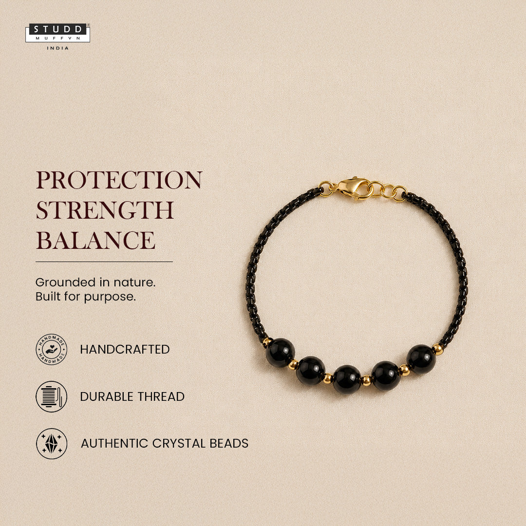 Obsidian Boxer Bracelet