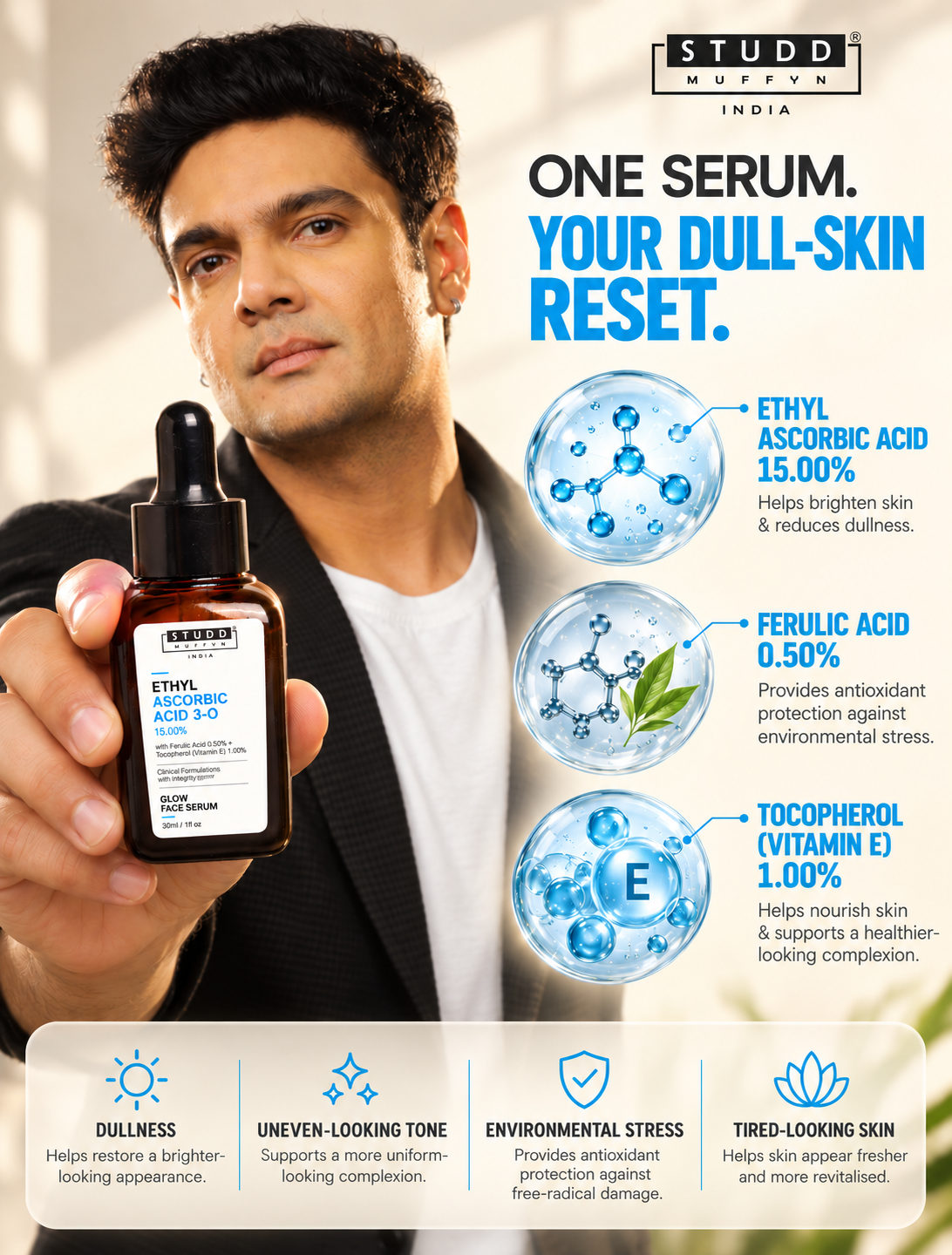 L-Ascorbic Acid 15% Glow Face Serum (30ml)