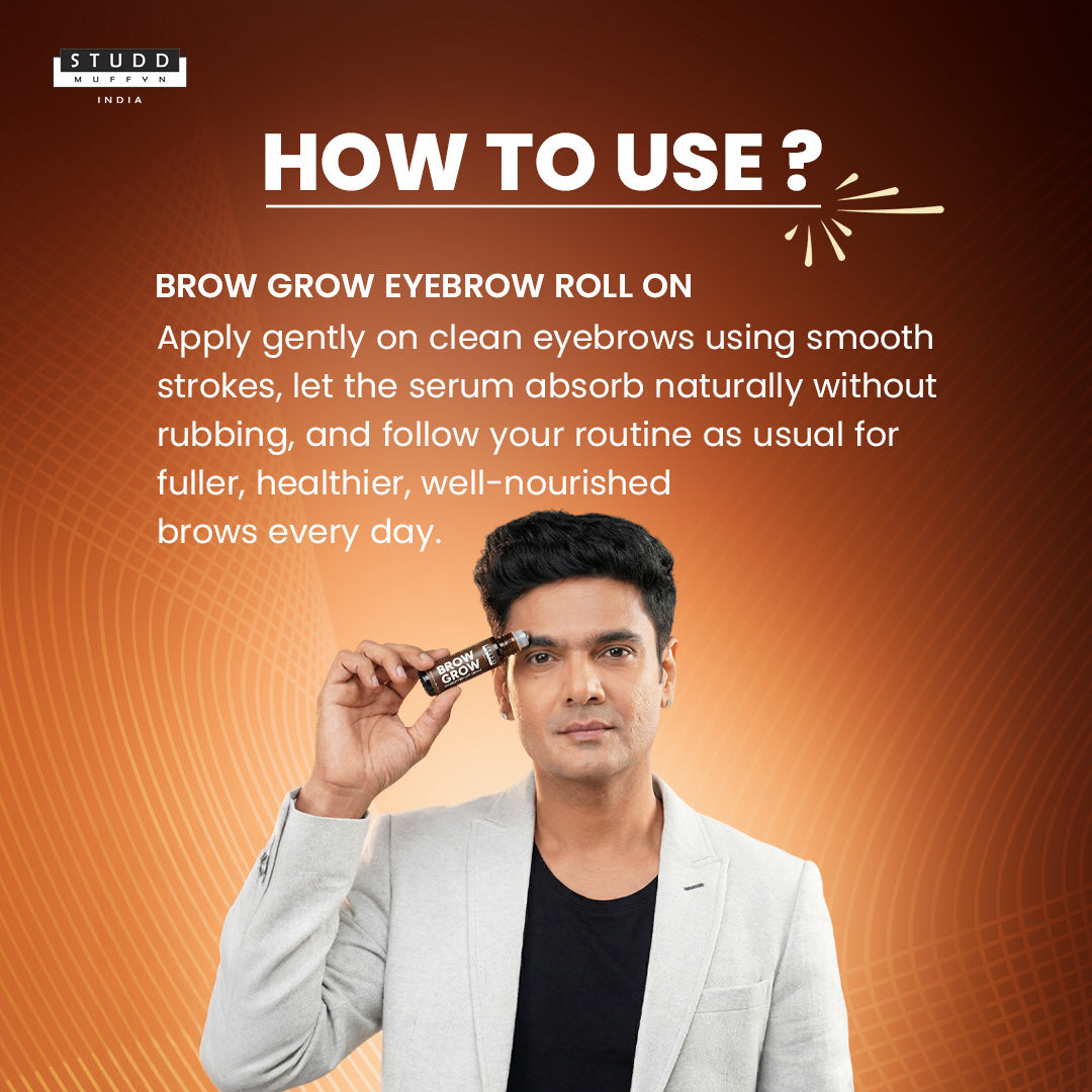 Brow Grow Eyebrow Roll On [Pack of 2]