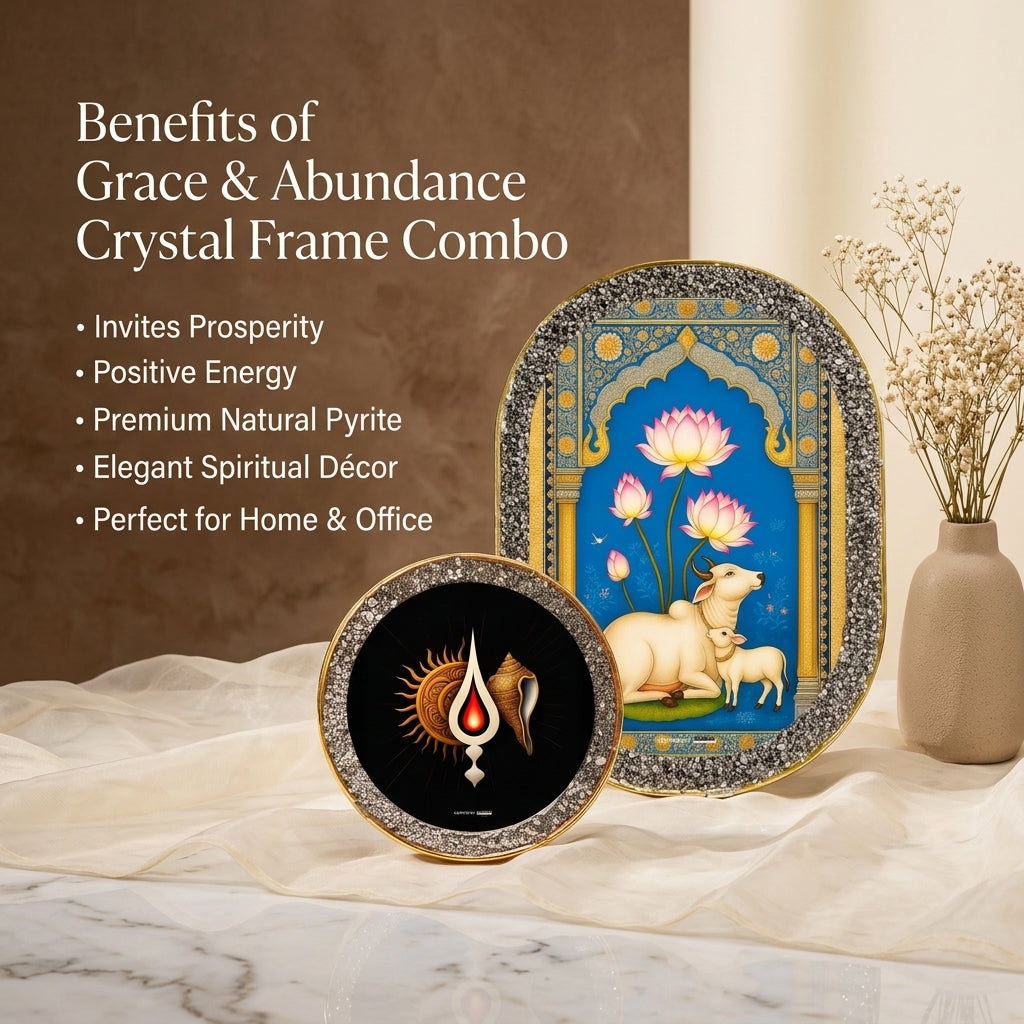Grace and Abundance Crystal Frame Combo