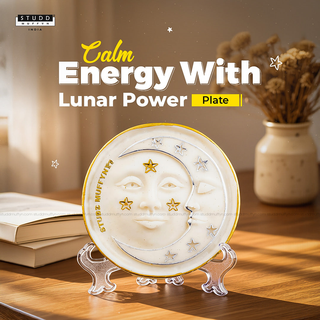 Celestial Moon Aura Selenite Plate