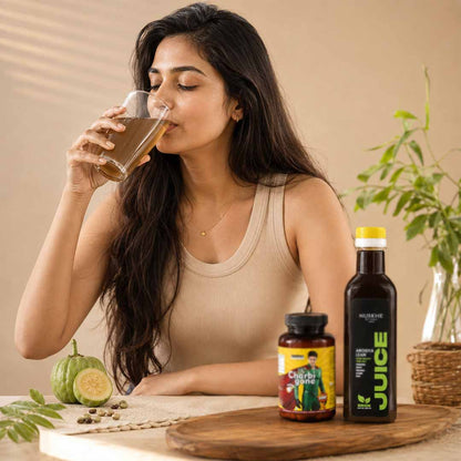 Charbi Gone 60 Capsules & Arogya Lean Juice Combo – Advanced Fat Management & Ayurvedic Fitness Support