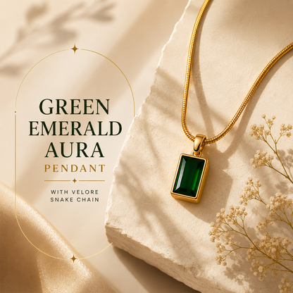 GREEN EMERALD PENDANT