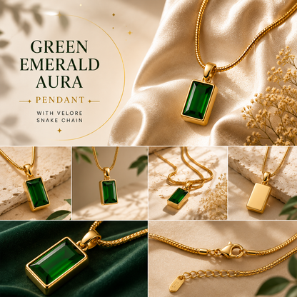 GREEN EMERALD PENDANT